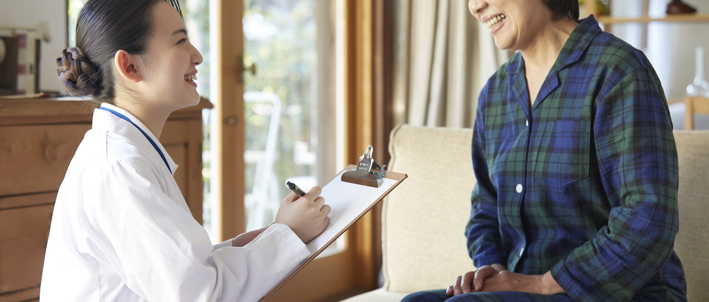 看護師の働き易さは「 訪問件数が1日5件ある」働き方です。